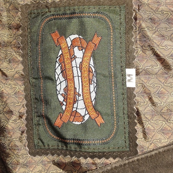 Vintage 100% Sweded Leather Vest Western Excelled Leather International M - Picture 4 of 8